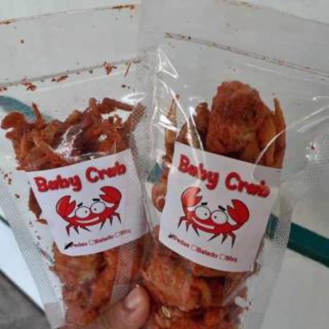 

Baby Crab Kriuk Renyah 4 varian rasa (55 gram)
