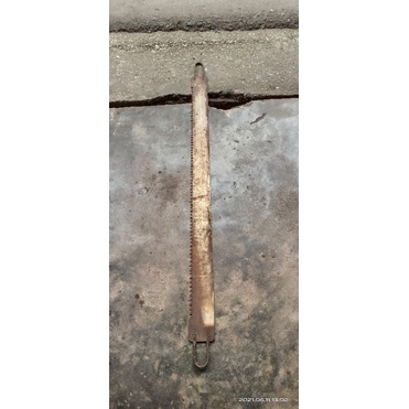 Gergaji Balok Kayu. Merk Carl Schlieper. Panjang 1,5 m. Tebal 1 mm. Made in Germany.