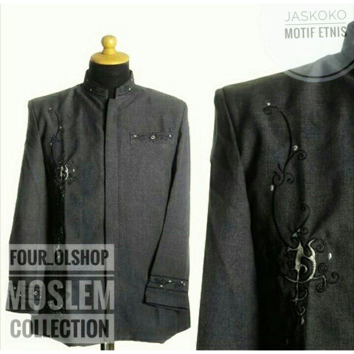 Jas Koko, Jas Koko Bordir, Jas Koko Modern, Jas Koko Polos, Jaskoko Motif Etnis - Abu Tua, Bisa COD