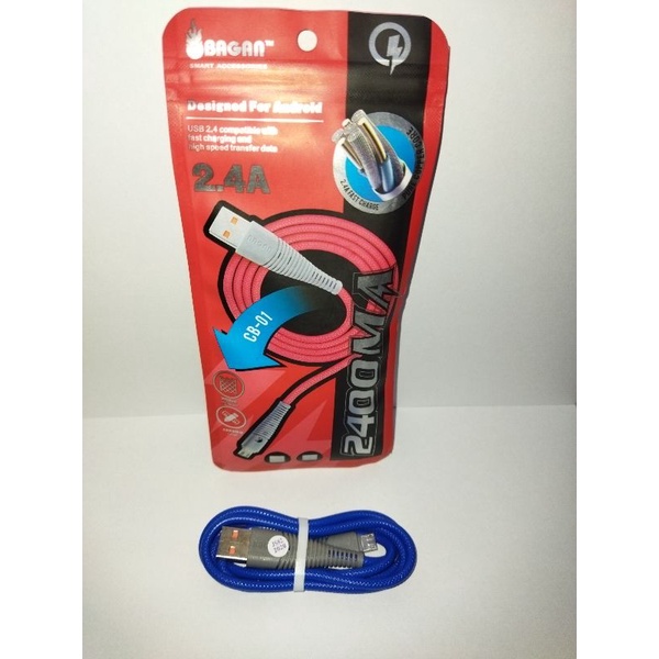 KABEL CAS BAGAN MICRO USB / KABEL CAS BAGAN 2.4 A