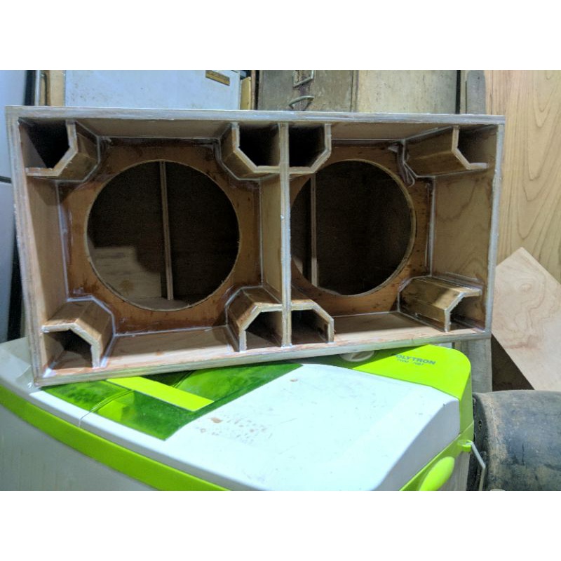 Box speaker planar 12 inch double
