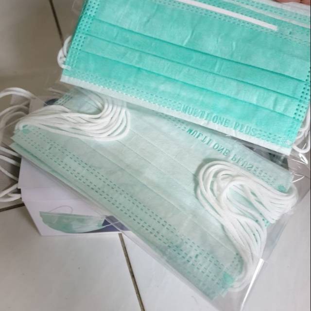 Masker mulut masker kesehatan masker earlop satu box mirip sensi