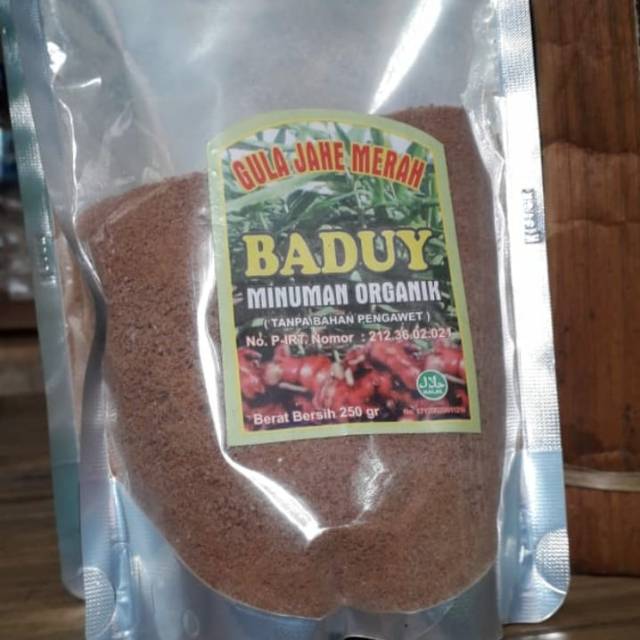 

Jahe Merah Baduy 250gr