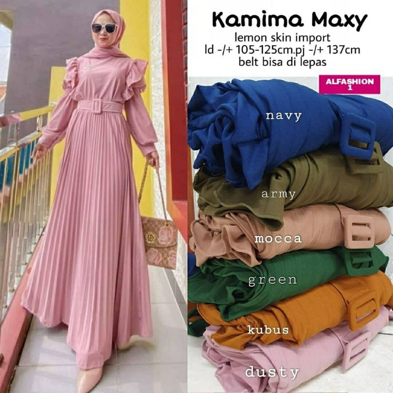 Kamima Maxy, maxi dress, gamis, gamis muslim, gamis lebaran, gamis cantik,gamis modis,muslim lebaran