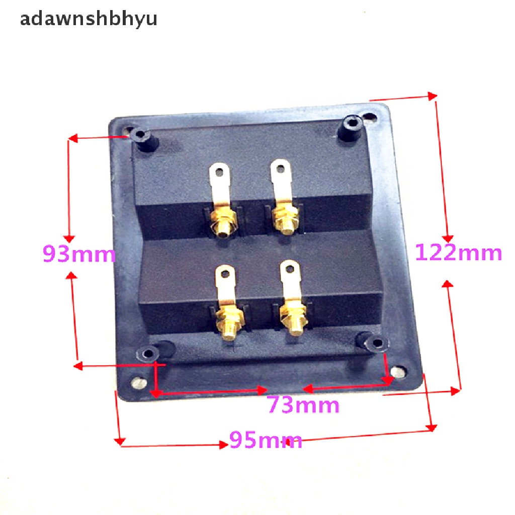 [adawnshbhyu] Terminal Cup Konektor 266bagian Express Gold Banana Jacks Recessed Speaker Box