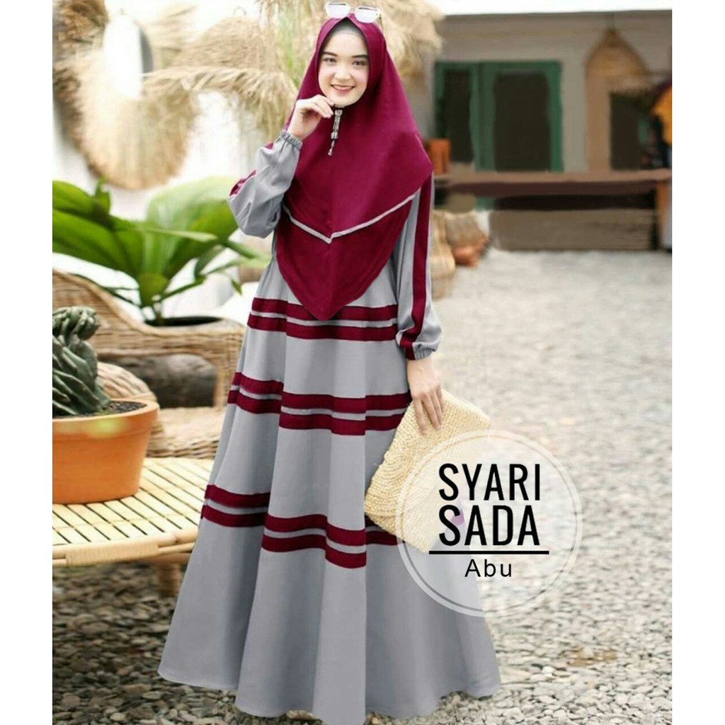ESHAL WEAR DRESS MUSLIMAH GAMIS SYARI RADA