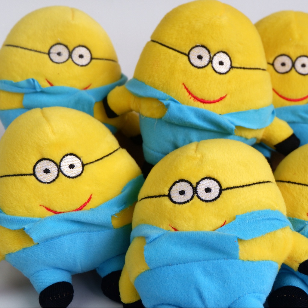 Boneka Capit Minion / Boneka mini buket 15 cm