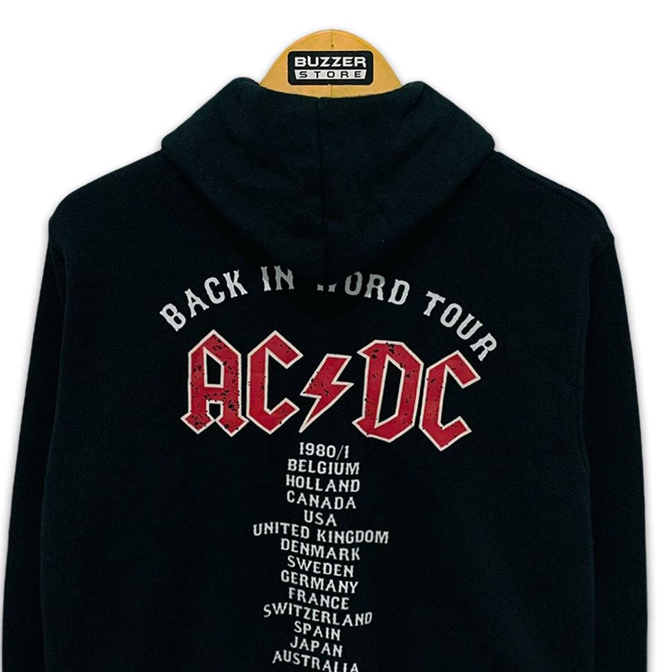 "BRL. 541222" Hoodie HnM ACDC Tour Country Black
