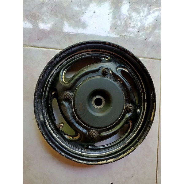 velg kymco easy 100 CAKRAM 1 set (depan belakng) ring 10