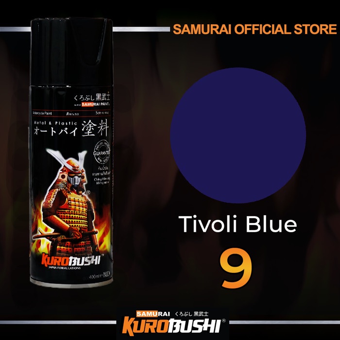 Samurai Paint Tivoli Blue 9 Biru Tivoli Solid #9