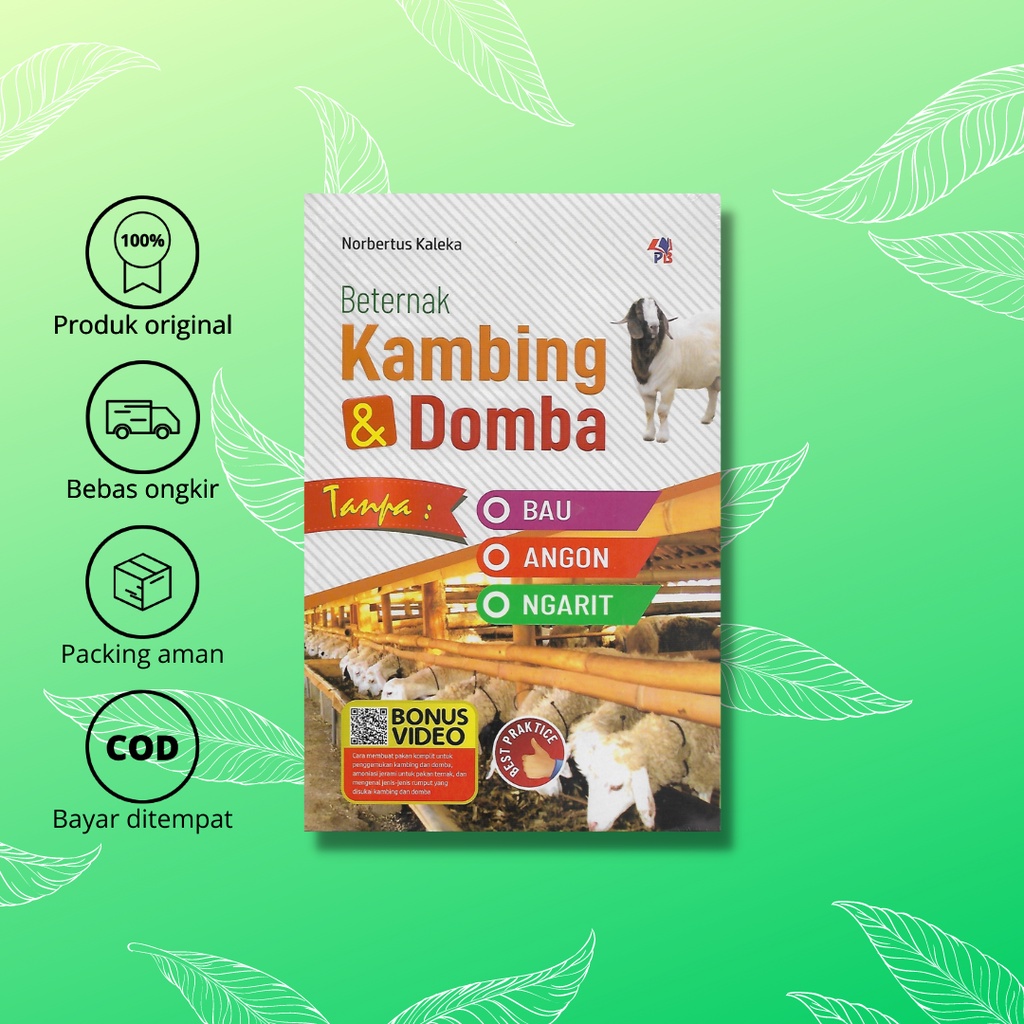 Buku Beternak Kambing & Domba, Tanpa Bau, Angon, Ngarit