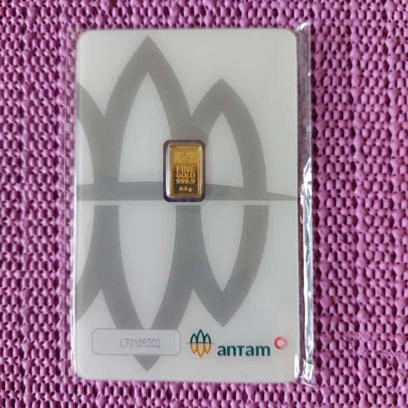 Emas logam mulia antam 0.5gr