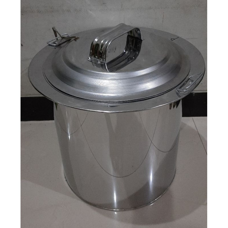 panci mie ayam no 32 stenlis/dandang mie ayam/tong panci mie ayam bakso