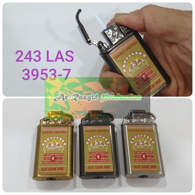 Korek Api Las Lighter Motif Dji Sam Soe XFB-101 3953-7