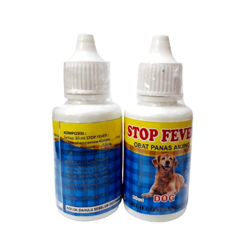 STOP FEVER DOG Obat Penurun Panas Anjing