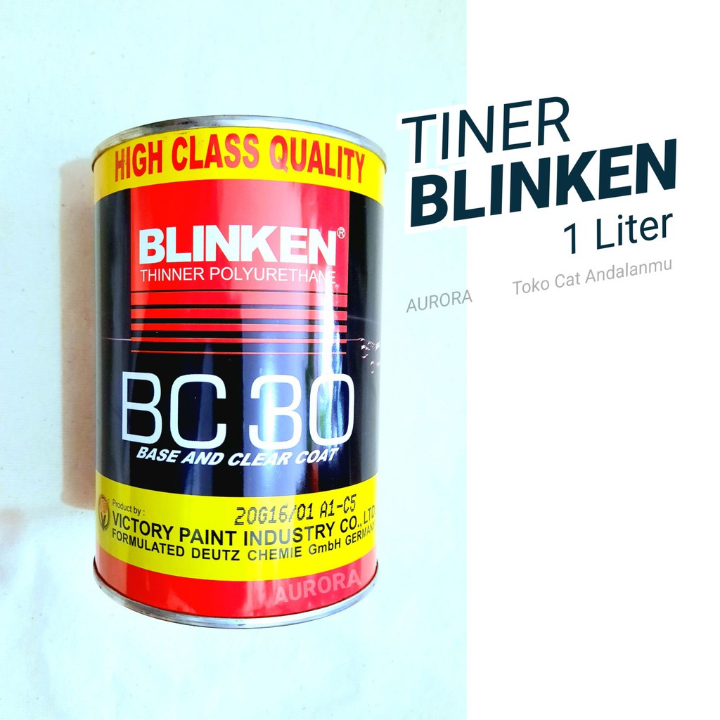 

TINER BLINKEN BC30 PU Thinner THiner Untuk Cat Atau Clear Anti Gores Pernis