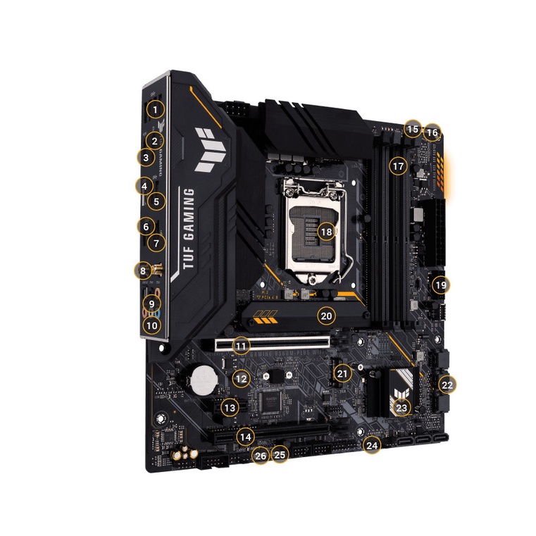 ASUS TUF GAMING B560M-PLUS WIFI - Intel Motherboard LGA1200