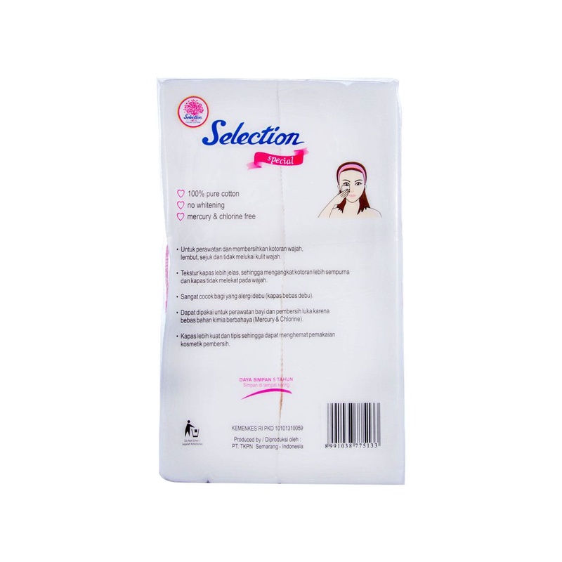 Selection Special Facial Cotton Kapas Lapis Tipis