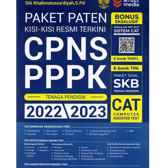 Gramedia Bandung - Paket Paten Kisi-Kisi Resmi Terkini CPNS PPPK 2022-2023-1