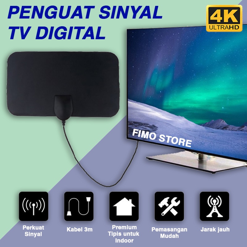 Jual Antena Tv Indoor Led Super Jernih Dalam Ruangan Original Tabung ...