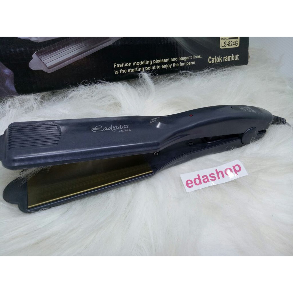 Catokan Ladystar ls-824 , catokan salon  catokan 2in1 catokan plat besar hairdryer