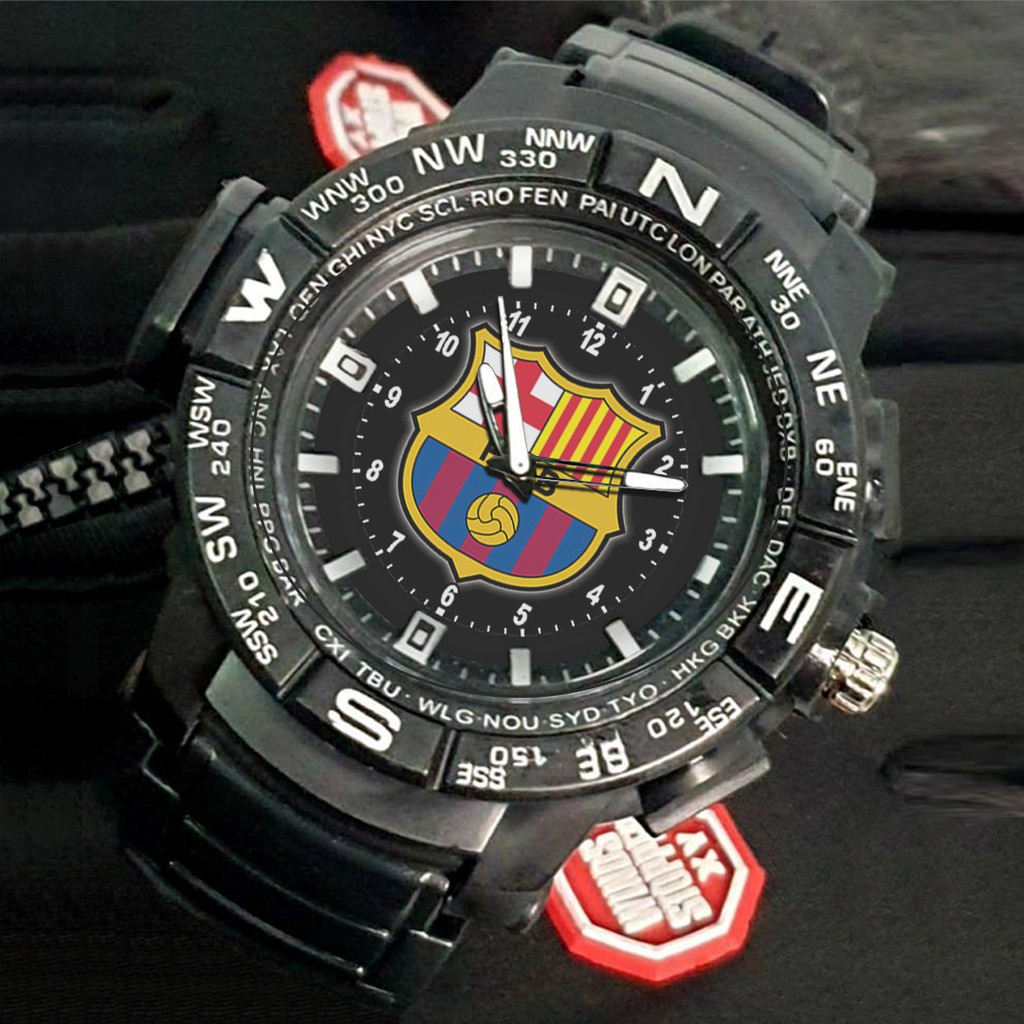 (EXCLUSIVE) Jam Tangan BARCELONA motif 1 Sport Bagus