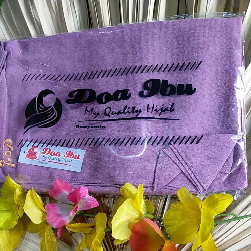 PASHMINA POLOS 2 METER ORIGINAL DOA IBU/HIJAB PASHMINA 200X75 ORI DOA IBU/ECER GROSIR COD/RESTOCK-Taro