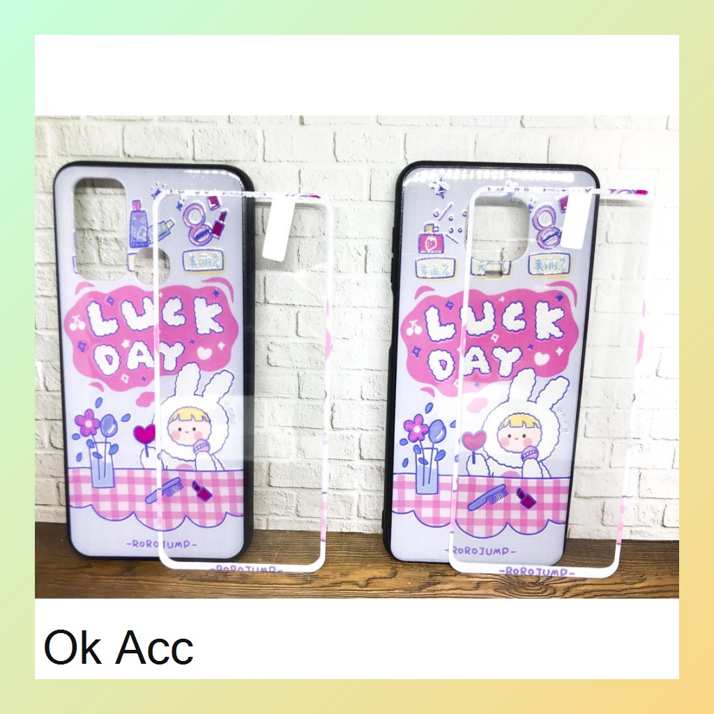 BARU CASE BONUS TG Kaca karakter Oppo A31 Neo 5,A33,A53,A3s,C1,A52 A72 A92,V5,A5s,A7,A12,A11k,Realme 2 Pro,U1,U2,5 Pro,5/5s/5i/C3,7,7i,C17,C11,C12,C15,Samsung J2 Prime,Vivo Y11 Y12 Y15 Y17,Y30 Y30i Y50, Y91C,Xiaomi Redmi 5A,8A 9,Note 9 HCTG 22