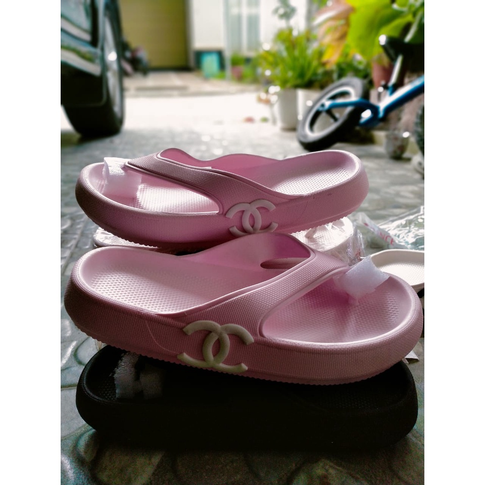 Sandal jepit wanita import 1616-2 size 36-41/sandal jelly balance