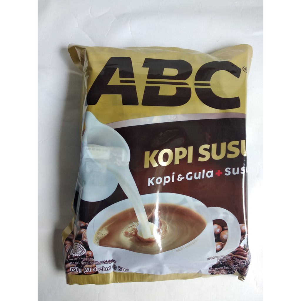 Kopi ABC susu saset 1 dus