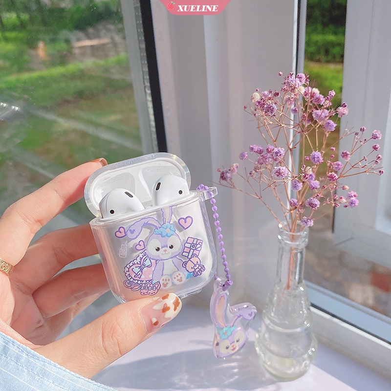 Disney Casing Silikon Motif StellaLou Anti Jatuh / Gores Untuk Simpan Earphone Wireless Bluetooth Apple AirPods 1 / 2 pro