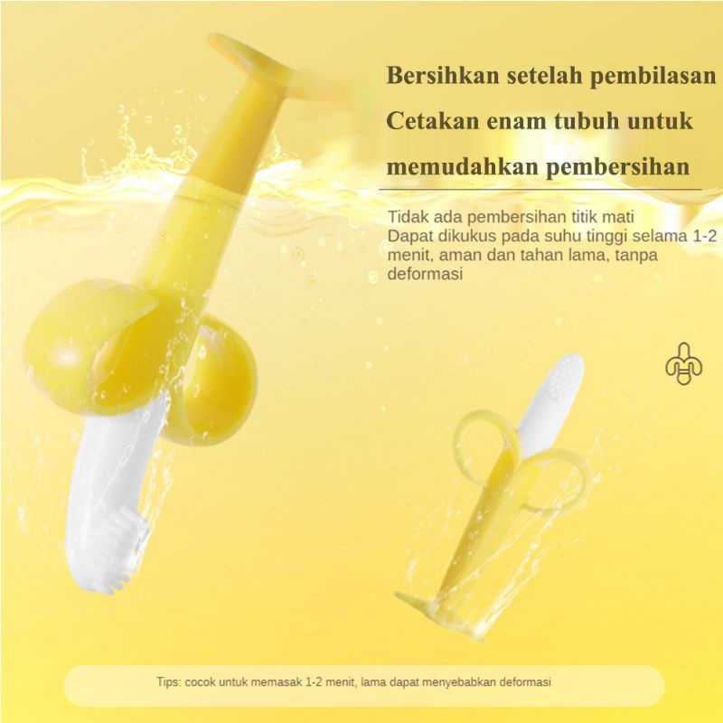 TEETHER + SIKAT GIGI BANANA BPA Free