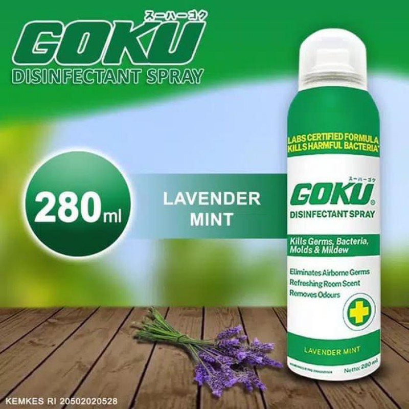 Goku Disinfectant Spray Anti Kuman dan Virus - 280ml