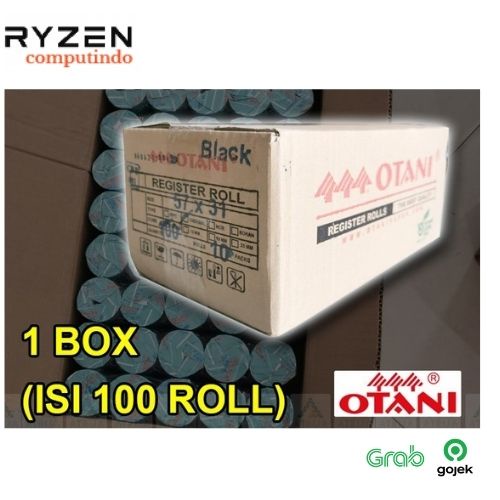 

Otani 57x31 Coreless (1 Box) . Kertas Thermal Struk Kasir - Hitam