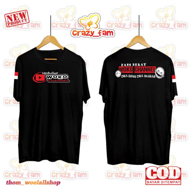KAOS BAJU TERLARIS WOKO CHANEL