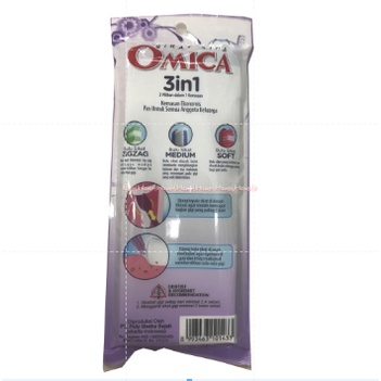 Sikat Gigi Omica 3in1 Sikat Gigi Murah Toothbrush Tooth Brush Omeca Isi 3pcs