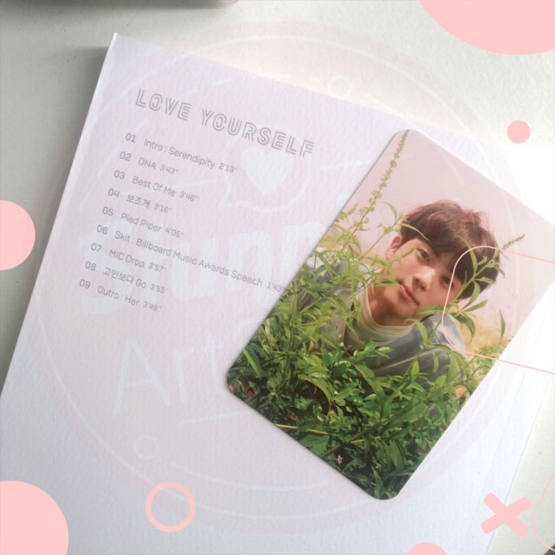 Photocard Seokjin bts official