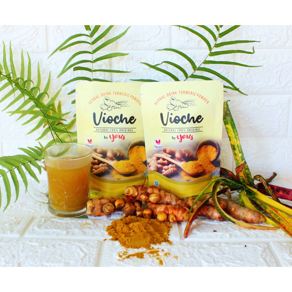 

VIOCHE HERBAL DRINK TURMERIC POWDER / VIOCHE KUNYIT BUBUK / KUNIR BUBUK by YORIS