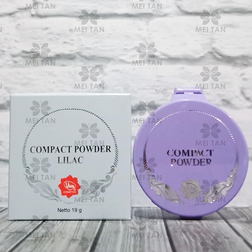 VIVA COMPACT POWDER LILAC | Bedak Wajah Ringan - 19 GR