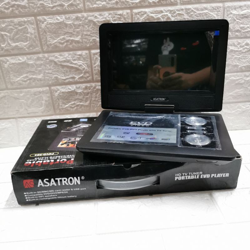 [SUSE] ASATRON PDVD 993 PORTABLE DVD VCD CD MP3 JPEG