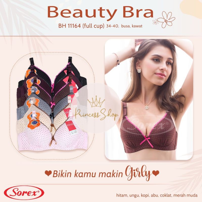 Bra sorex kawat 11164/BH sorex polkadot