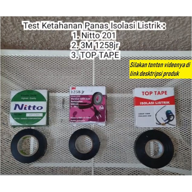 Isolasi Listrik Profesional Top Tape Electrical Tape Tahan Panas Berkualitas Setara Nitto