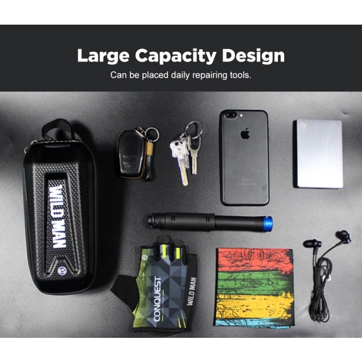 35 WILD MAN E5 - Rainproof Shockproof Front Bag Tube Bicycle Bag