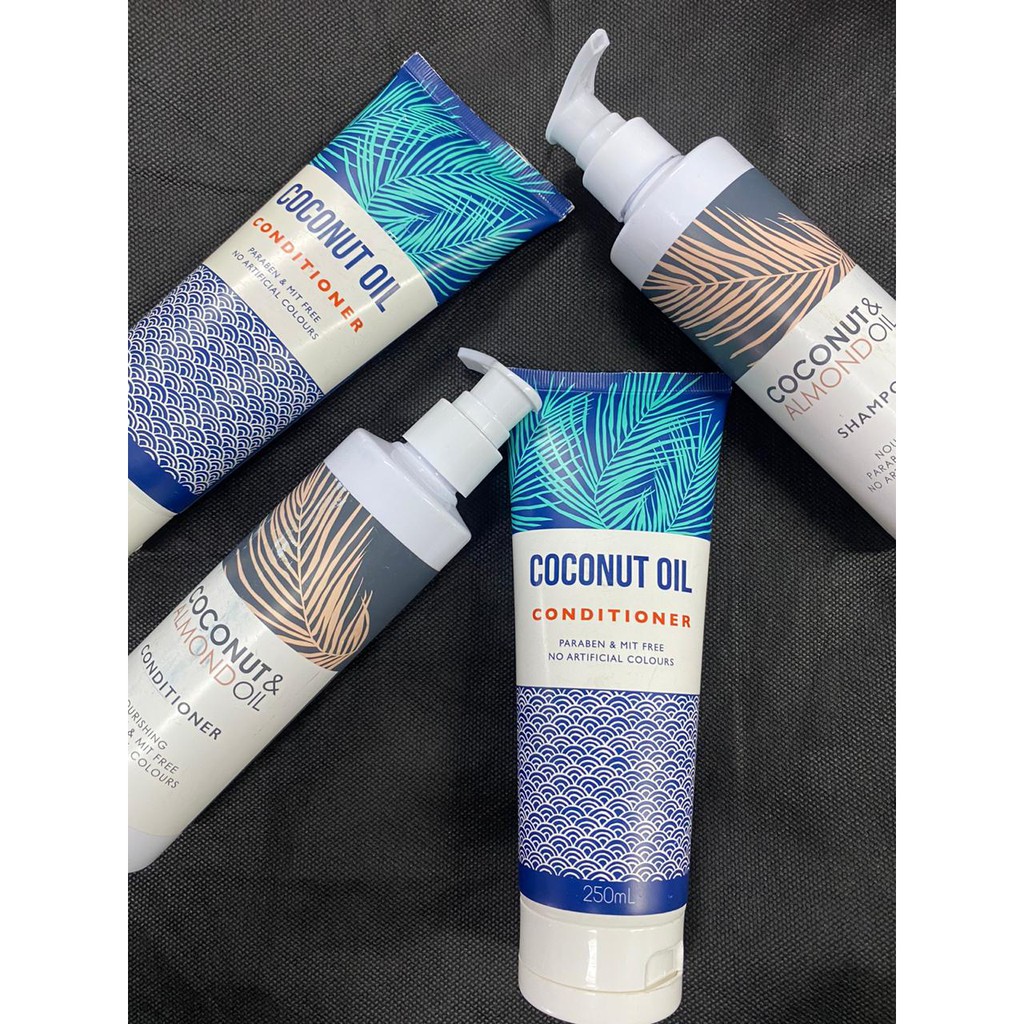 Coconut & Almdond Oil Shampoo dan Coconut Oil Conditioner KMart K Mart