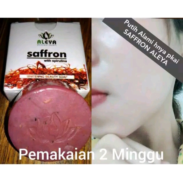 [BISA COD] Sabun Saffron Pemutih Wajah Pemutih Kulit Wajah Sabun Muka Sabun Walet Pemutih Kulit Sabun Pemutih