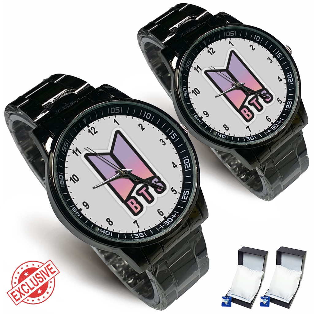 Jam Tangan Rantai Couple (BANGTAN BOYS) BTS 2 (Keren)