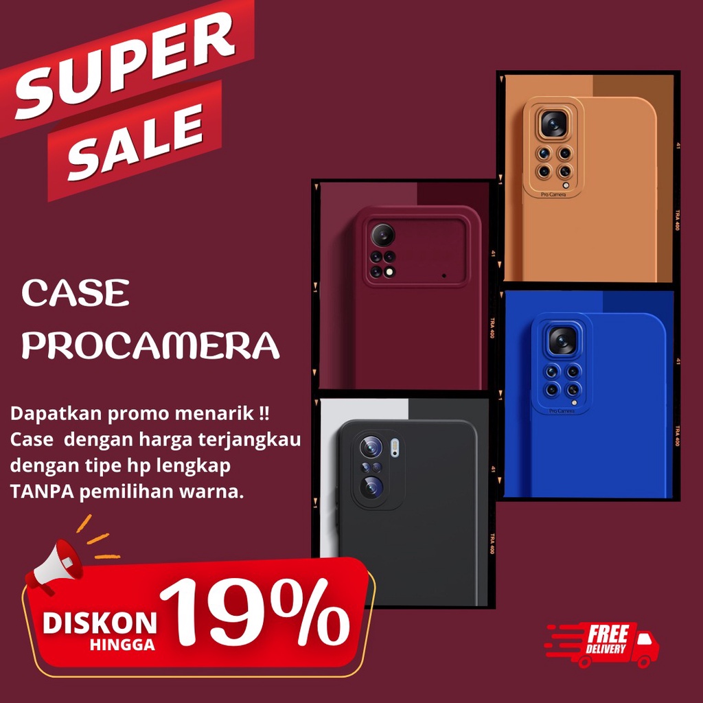 &lt;harga dijual murah-tidak bisa milih warna-warna kirim random&gt;  GROSIR CASE PRO CAMERA For ALL TYPE HP CEK DI DESKRIPSI