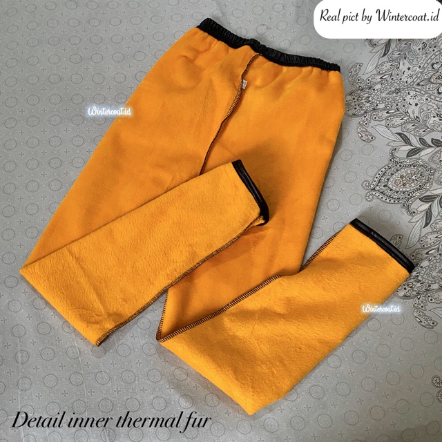 READY INDONESIA Celana legging kulit wanita musim dingin leather pants women cewek inner fur winter