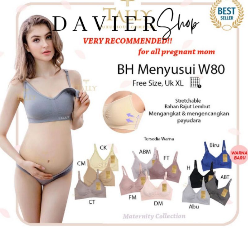 Bh Bra Menyusui Maternity Busui Seamless Lembut W80 Tally