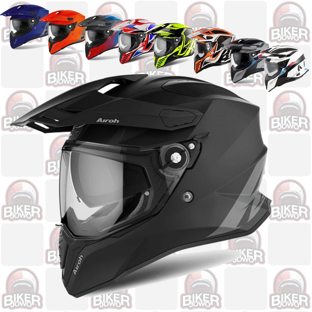 Helm Airoh Commander 1 - Commander 2 Helm Adventure Fullface Helm Touring Cross Helmet